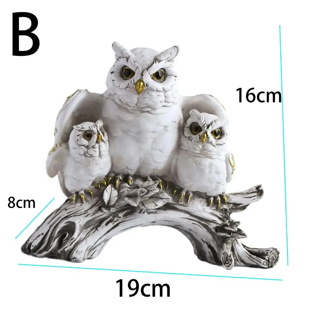 

Фигурки совы из смолы белые и серые