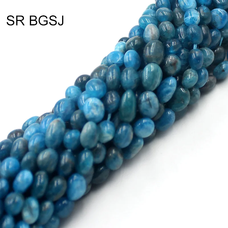 

Драгоценные камни из натурального апатита, 7-8 мм