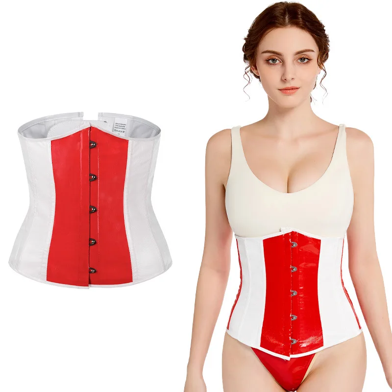 

Fashion Leather Waist Trainer for Women Waist Training Tummy Waist Trimmer Belt Plus Size Gym Workout Belt Girdle Waist Cincher