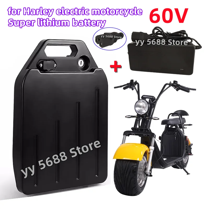 

Водонепроницаемый литиевый аккумулятор Harley 18650 60 в 40 Ач для двухколесного складного электрического скутера Citycoco