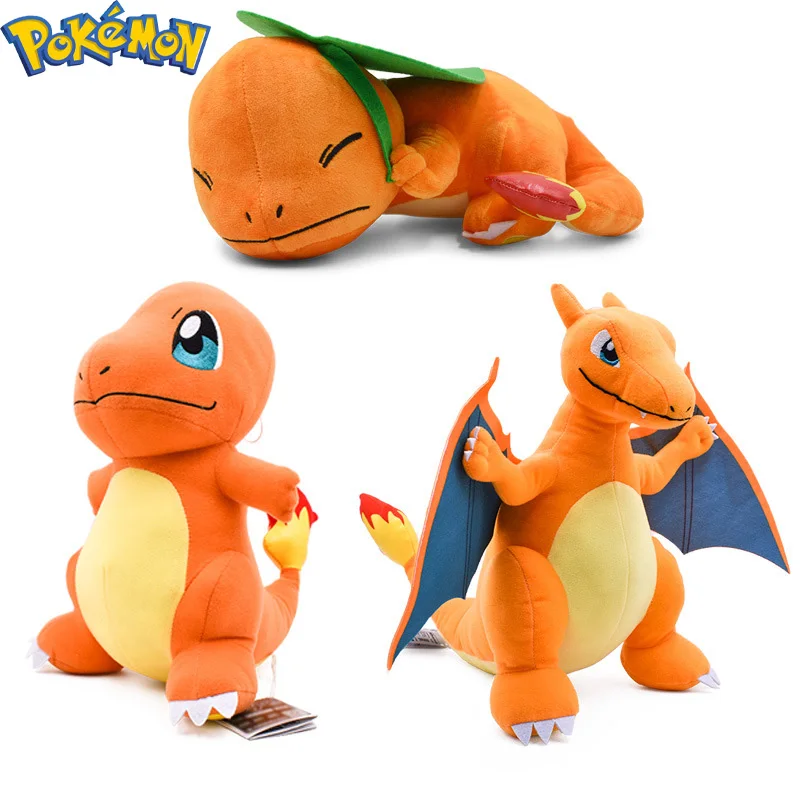 

Pokemone Plush Toys Kawaii Anime Charizard Action Figures Doll Soft Stuffed Plushie Toys Animal Puppet Gifts for Kid