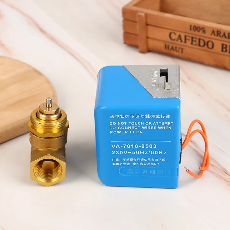 Электрический двухходовой клапан DN15 1 шт. для кондиционирования воздуха с