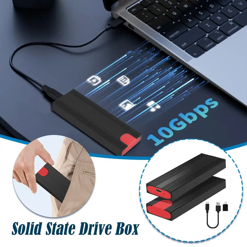 Корпус для M.2 SSD Box Type C NGFF NVME Dual Protocol