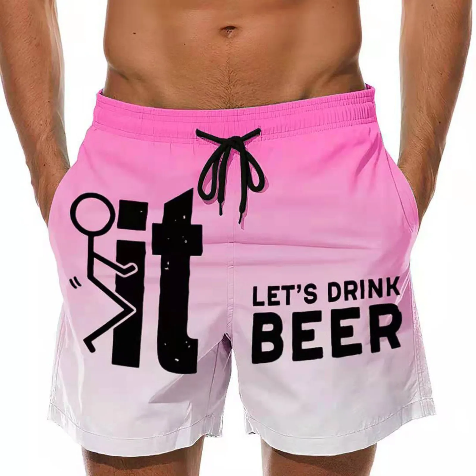 

Shorts Beach Casual Printed Casual Drawstring Pants Work Men Trouser Men's pants