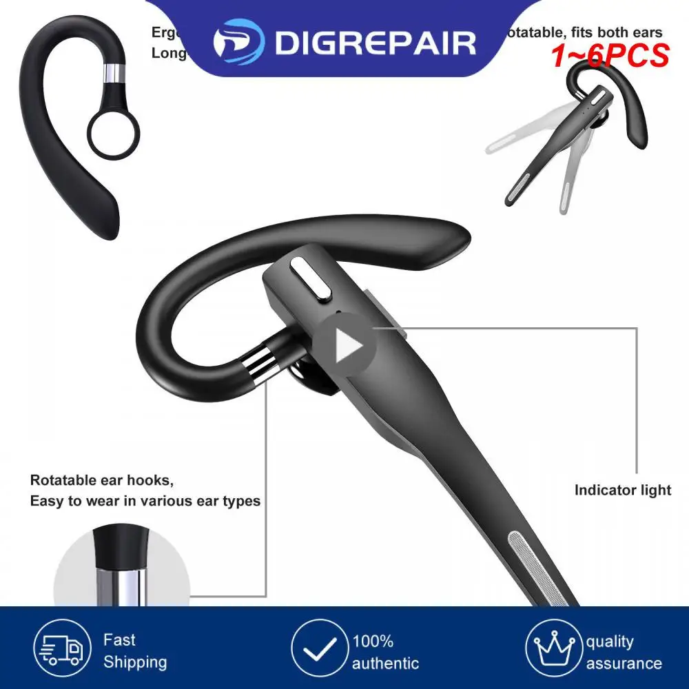 

Беспроводные наушники с микрофоном, гарнитура, 1-6 шт.