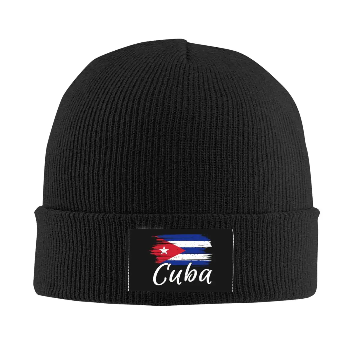 

Шапки-бини с кубинским флагом Гавана, шапки-бини, модные зимние теплые вязаные шапки унисекс для мужчин и женщин, взрослые кубинские патриот...