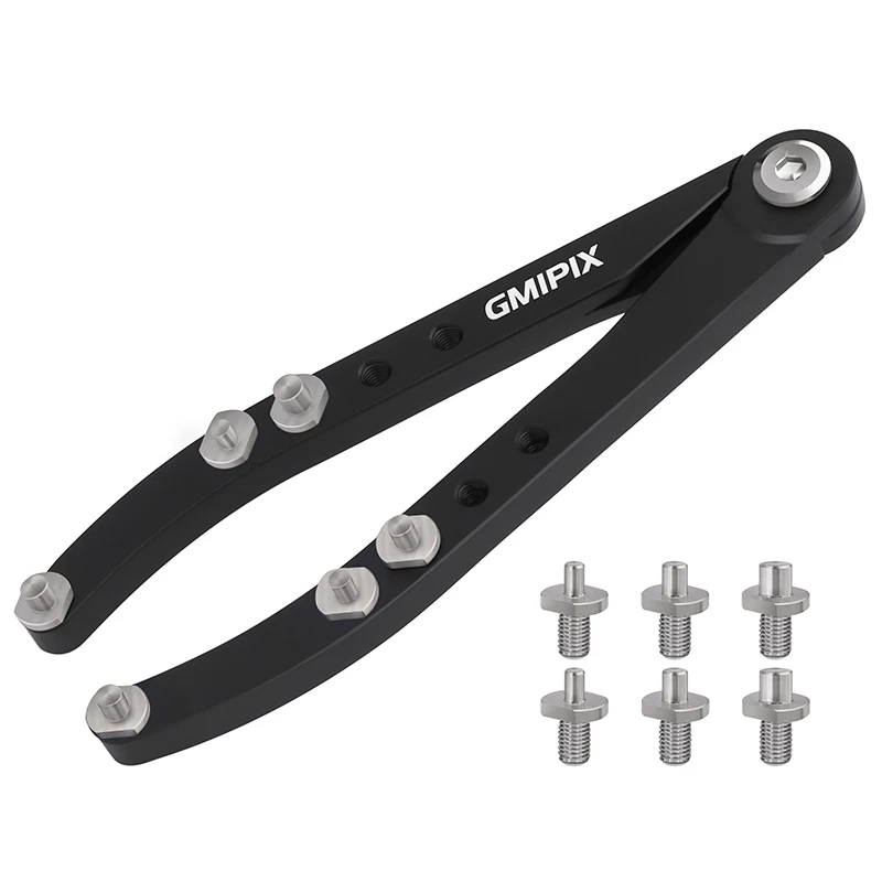 GMIPIX Регулируемый гаечный ключ 3 мм 4 мм 5 мм Задний амортизатор Штифт Инструмент Ключ для снятия крышки вилки для мотоциклов и велосипедов