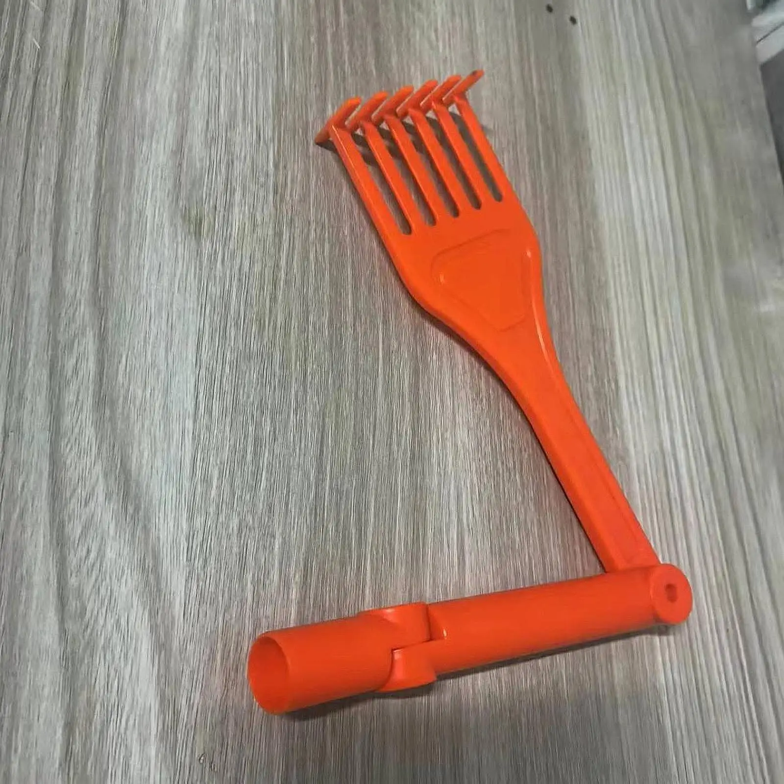 Инструмент для чистки раковины прочный практичный помощник двора оранжевый