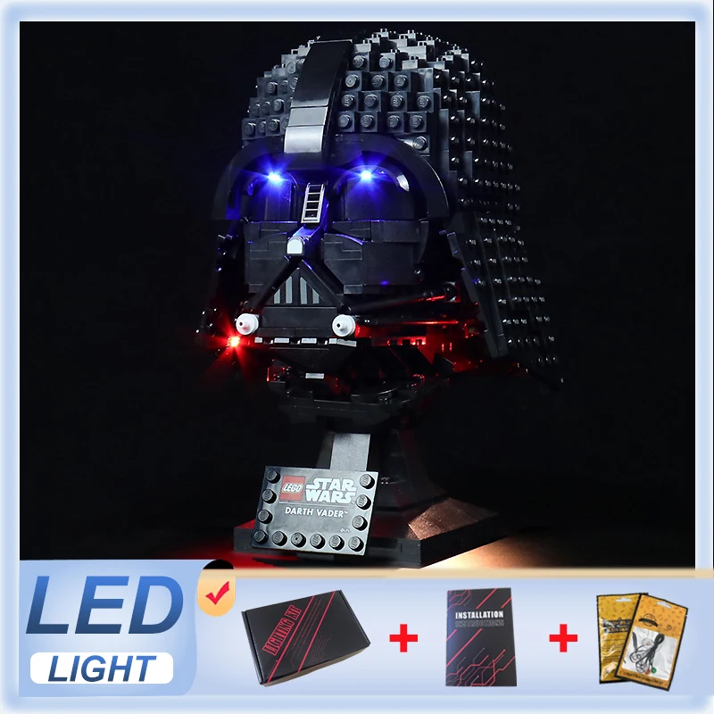 Комплект светодиодных фонарей своими руками для шлема Дарта Вейдера LEGO 75304