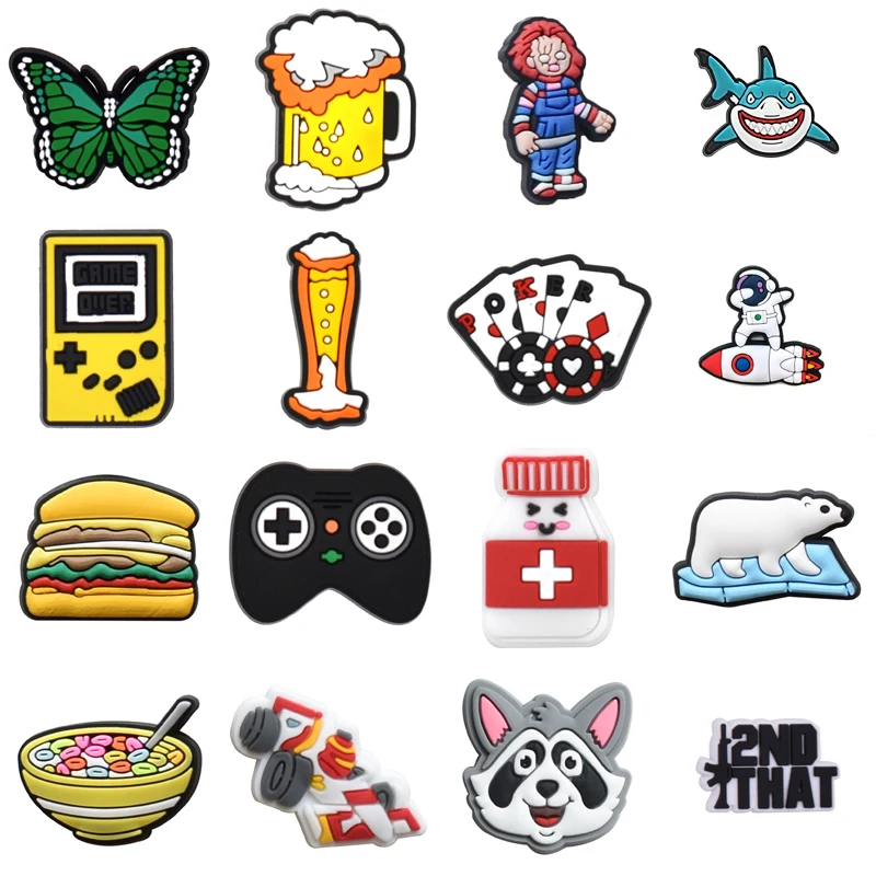 

Set Jeans Wholesale Bulk Girl Decorations for Crocs Para Pins Women Charm Boy Packs Shoe Charms Men Gifts Shoes Accessories Kids