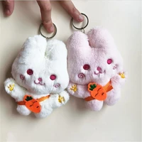 10cm nnew cute bunny plush keyring small rabbit pendant doll wwedding gifts backpack dolls stuffed pendant toys bouquet