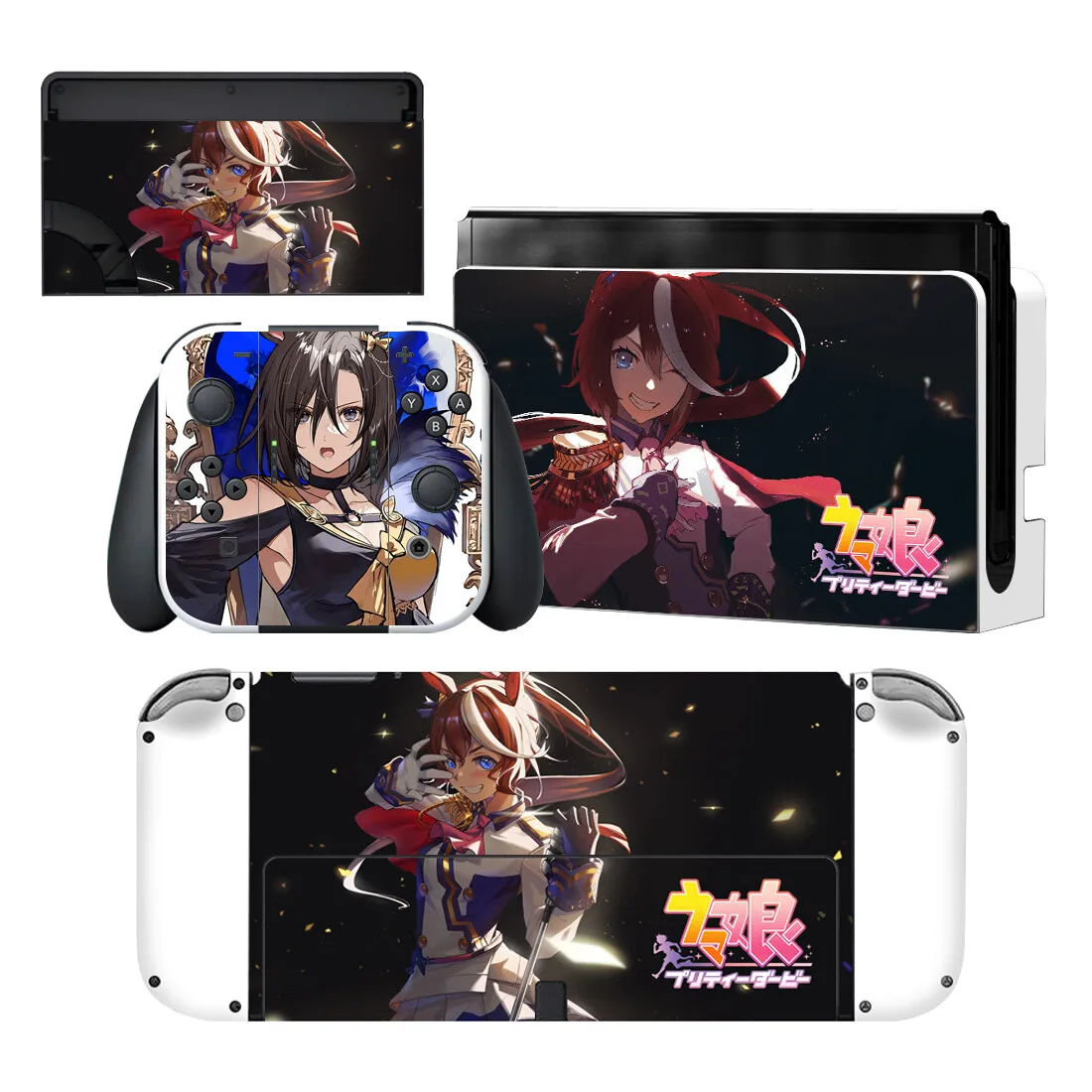 

Anime Style Vinyl Decal Skin Sticker For Nintendo Switch OLED Console Protector Game Accessoriy NintendoSwitch OLED