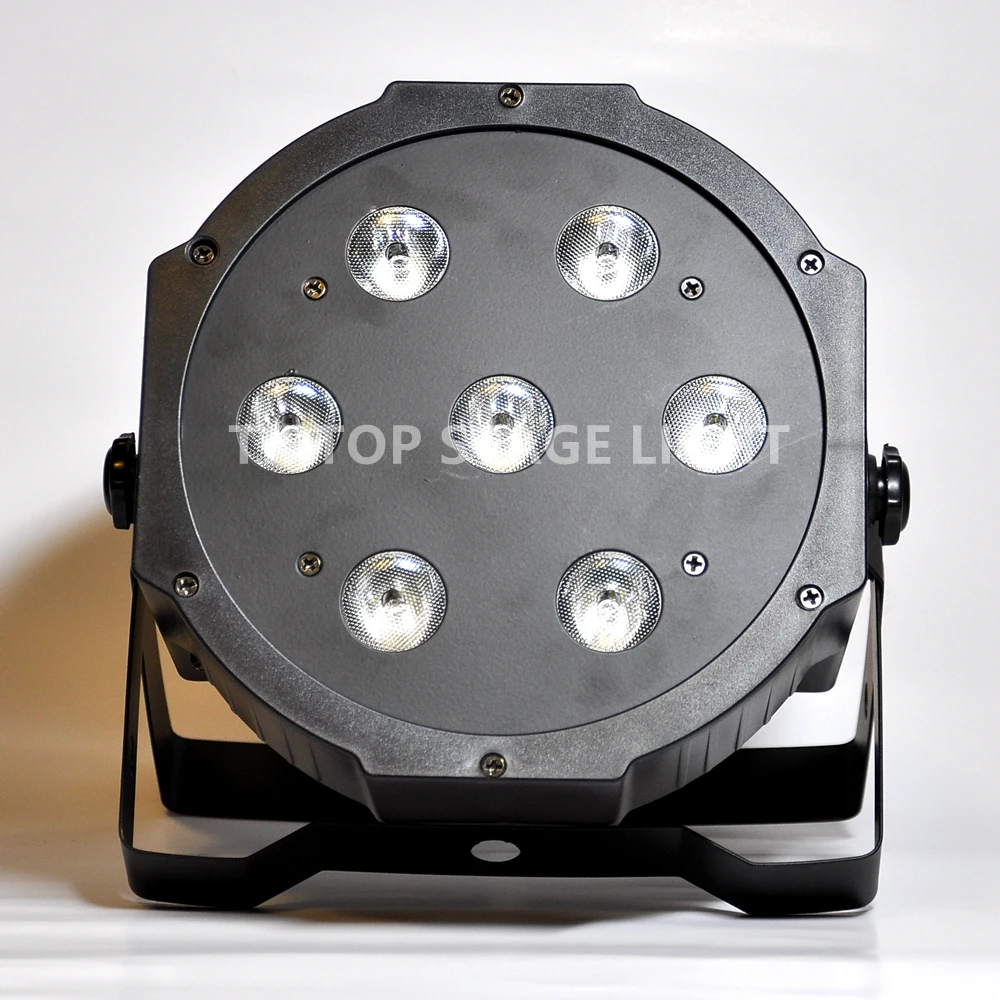 DMX AC110V-240V 12XLOT Led Par Light RGBW 4 в 1 пластиковый чехол дешевая цена 7x12W сцсветильник