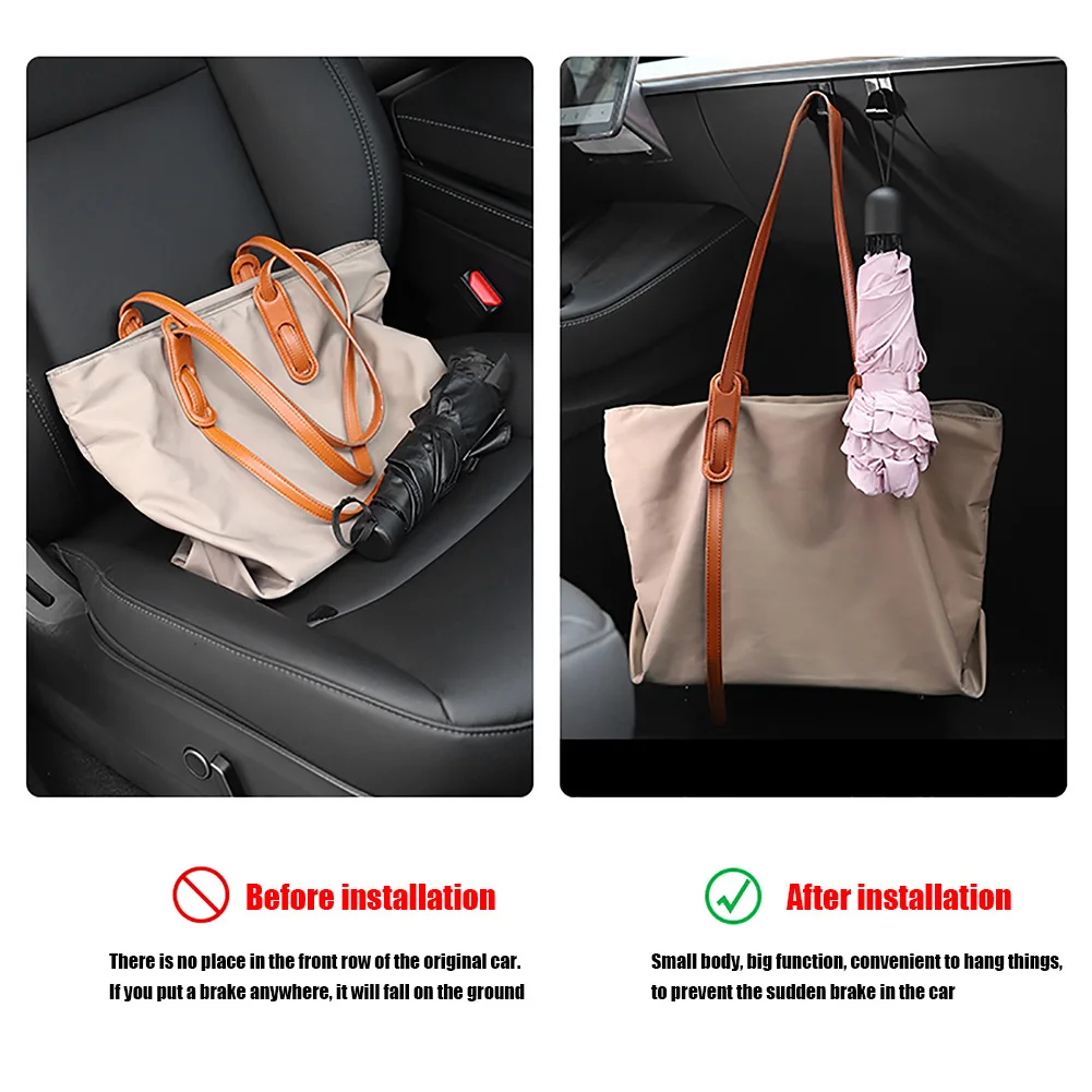 2pcs Car Glove Box Hook for Tesla Model 3 Y Hooks HANGer Purses Keys Face Cover Multi-Purpose Auto Interior Accessories - купить по