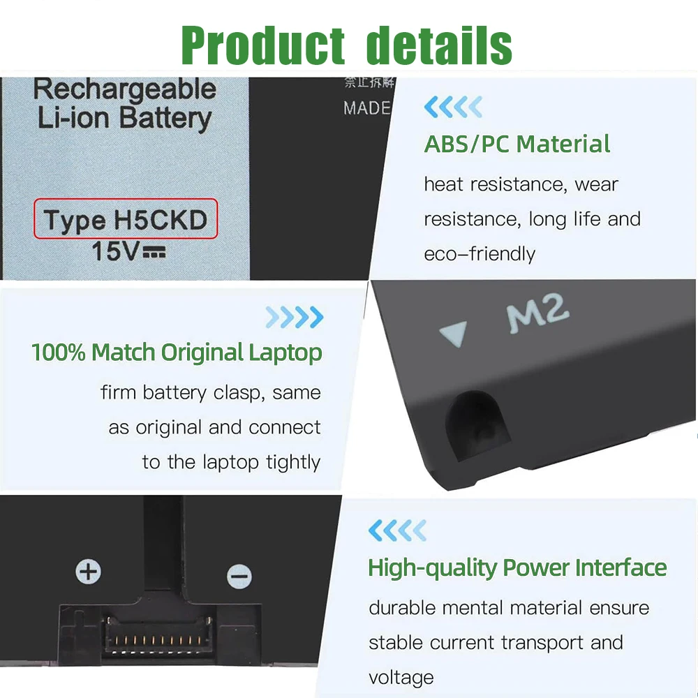 Фото Аккумулятор SKOWER JK6Y6 H5CKD для Dell Inspiron 5408 5409 5501 5502 5508 5509 Vostro 5300 5301 5401 5402 Latitude 3410 3510 P129G №4