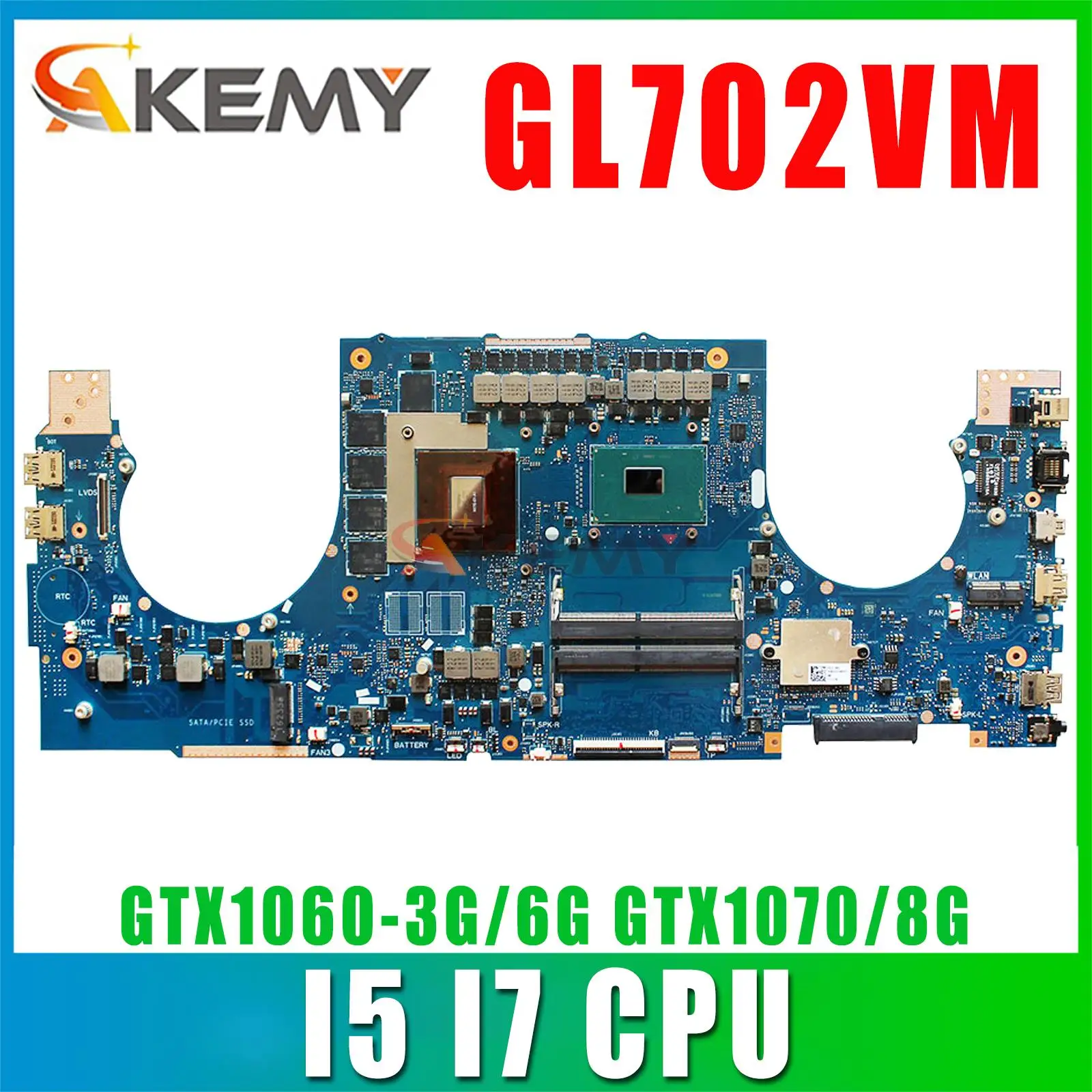 Материнская плата для ноутбука ASUS FX70V GL702VMK GL702VSK GL702VS GL702VML GL702