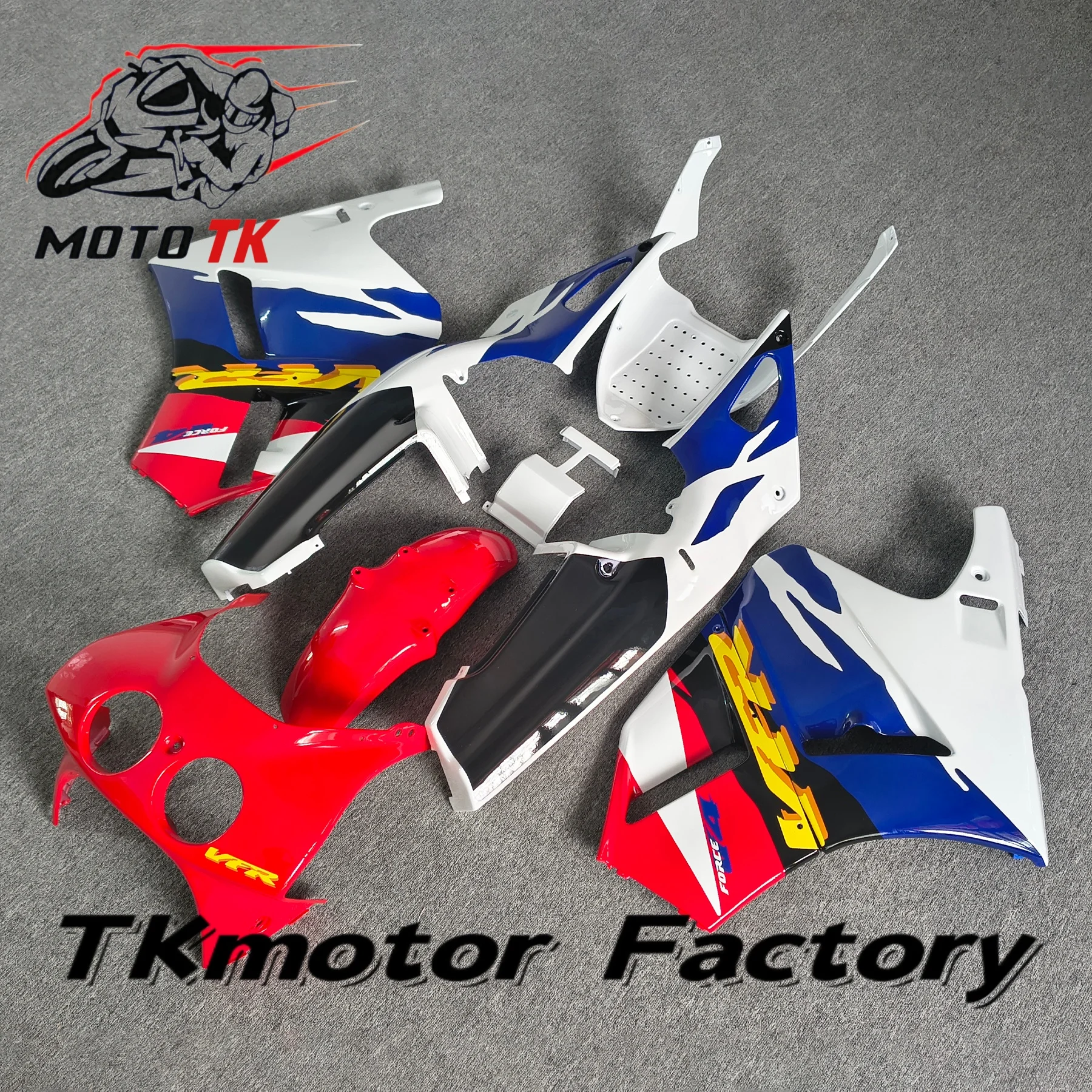 Фото Оранжево-черный обвес для HONDA VFR400R NC24 VFR400RR 87 88 VFR 400 R RR VFR400R 400R 1987 1988 №2