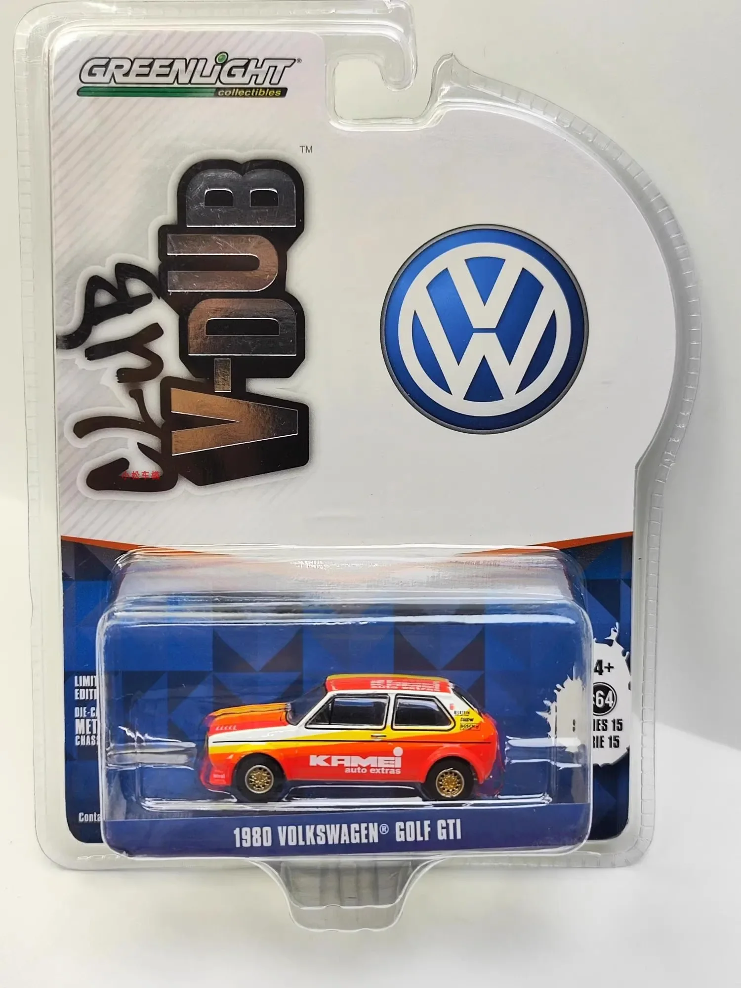 1:64 1980 Volkswagen Golf GTI -Kamei Auto дополнительные модели литых под давлением моделей
