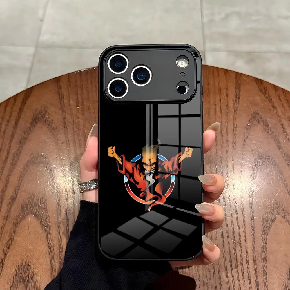 Фото Чехол для телефона Thunderdome Musics для iPhone 17 Air 16 15 14 12 11 13 Pro Max Mini X Xr Xs Se Plus, стеклянная крышка №5