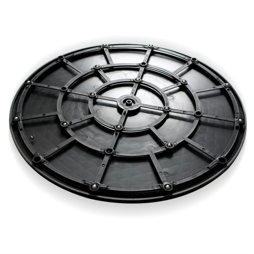 

Turntable Non-Slip Rotating Stand Craft Jewelry Display Swivel Base Indoor Countertop Tabletop Storage Plate Organizer