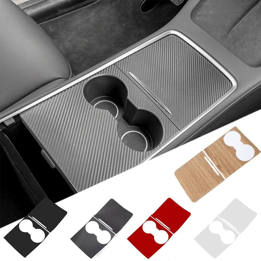 

Car Center Control Panel Center Armrest Box Protective Film Modification High Quality Auto Interior For 2021 Model3/Y
