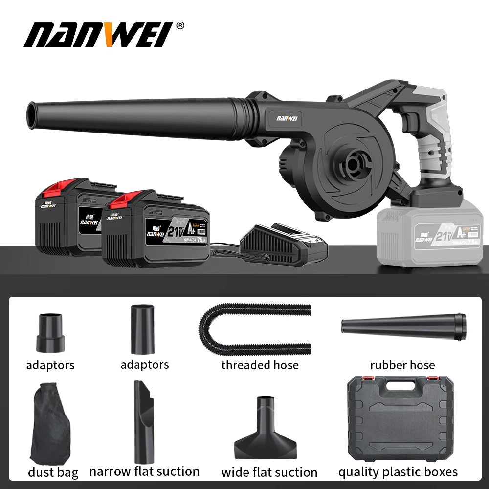 

NANWEI Беспроводная воздуходувка зелёная