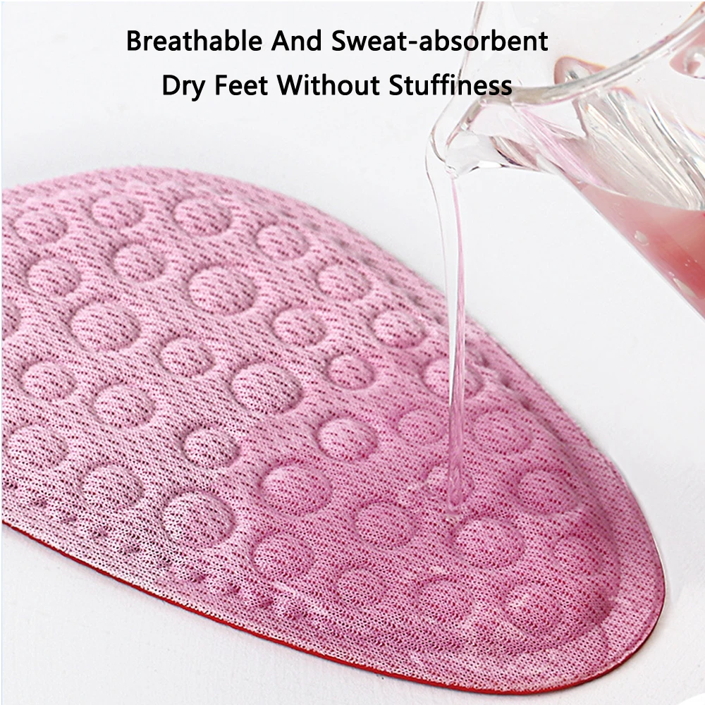 Memory Foam Half Insoles for Shoes Women High Heels Anti-Slip Sole Forefoot Insert Pad Pain Relief Foot Massage Cushion Pads