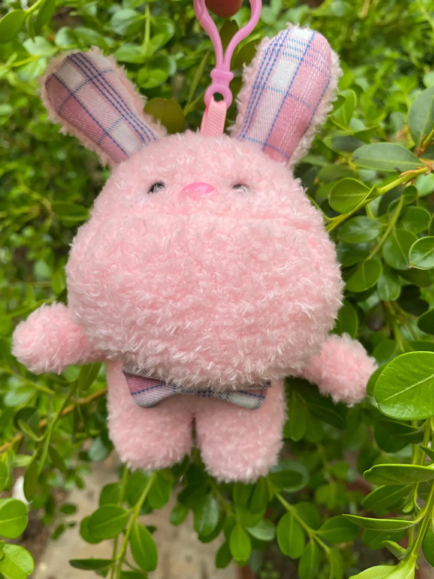 

Shangxin doll lattice rabbit doll bow knot floral plush toy Key Chain Bag Plush Pendant