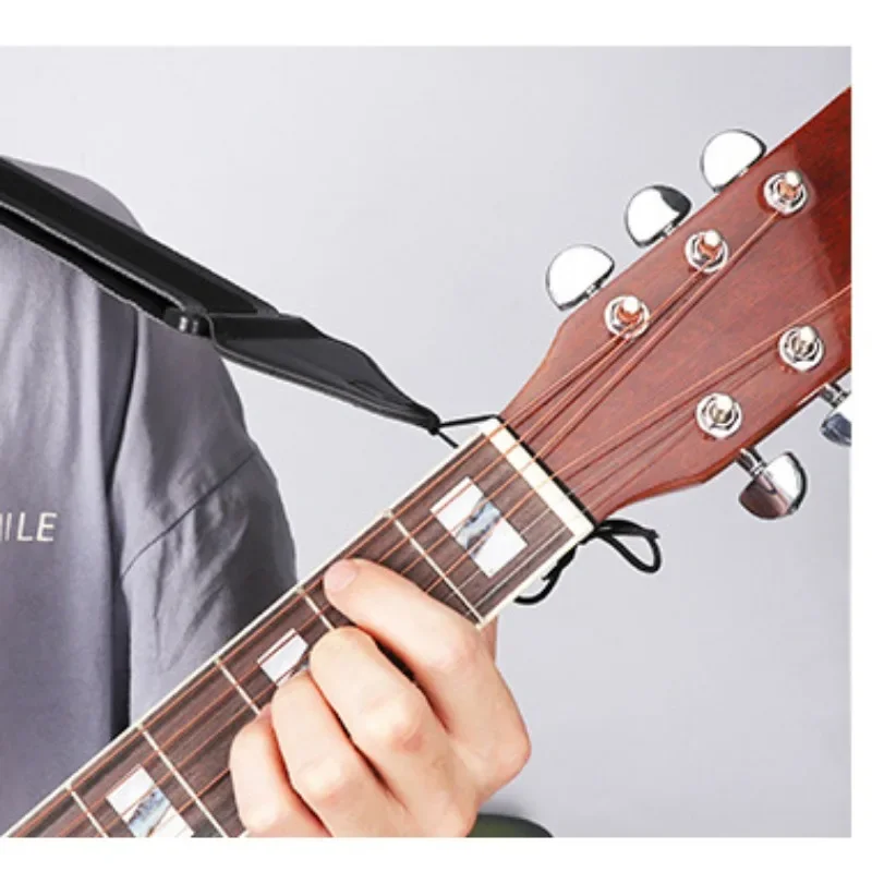 

Leather Adjustable Simple Design Acoustic Electric Guitar Strap Electric Acoustic Bass Guitar Strap Belt Guitar Accessories