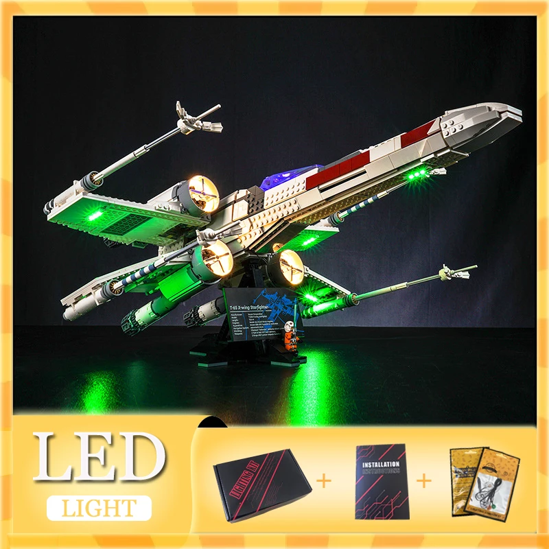 Комплект светодиодных фонарей сделай сам для LEGO 75355 X-wing Starfighter (только