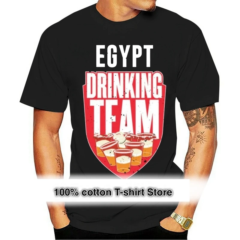 

Egypt Drinking Team Beer Pong Drunk College Party Game T Shirt