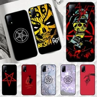 pentagram 666 demonic satanic phone case for samsung a6 6s a530 a720 a750 a8 a9 a20 a30 a40 a50 a70 a10s a20s a51 a52 plus cover