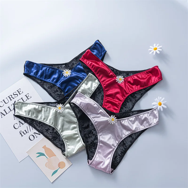 

Woman Panties Ladies underwear sexy lace ladies underwear Daisy Y high open nylon color Dinges underwear thong