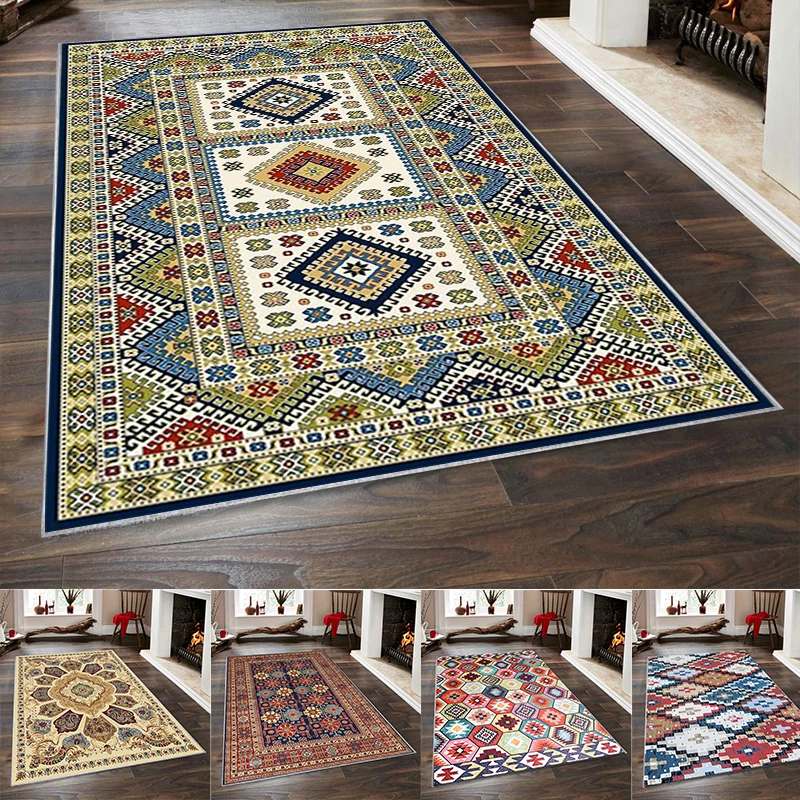 Винтажный персидский ковер богемный этнический мягкий напольный коврик для