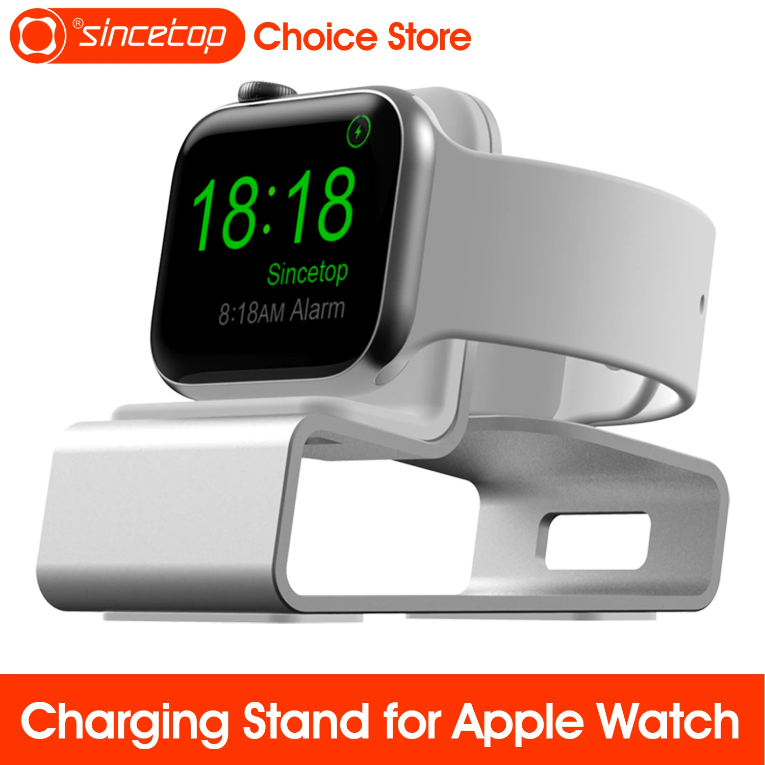 Алюминиевая зарядная панель Sincetop для настольного держателя Apple Watch с