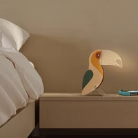 animals led night light wood acrylic table usb lights decorate for children baby kids bedside lamp birds sirius whale gifts