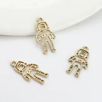 10pcslot zinc alloy charms hollow spacecraft astronaut 3d plane rockets charms pendants for diy jewelry making accessories