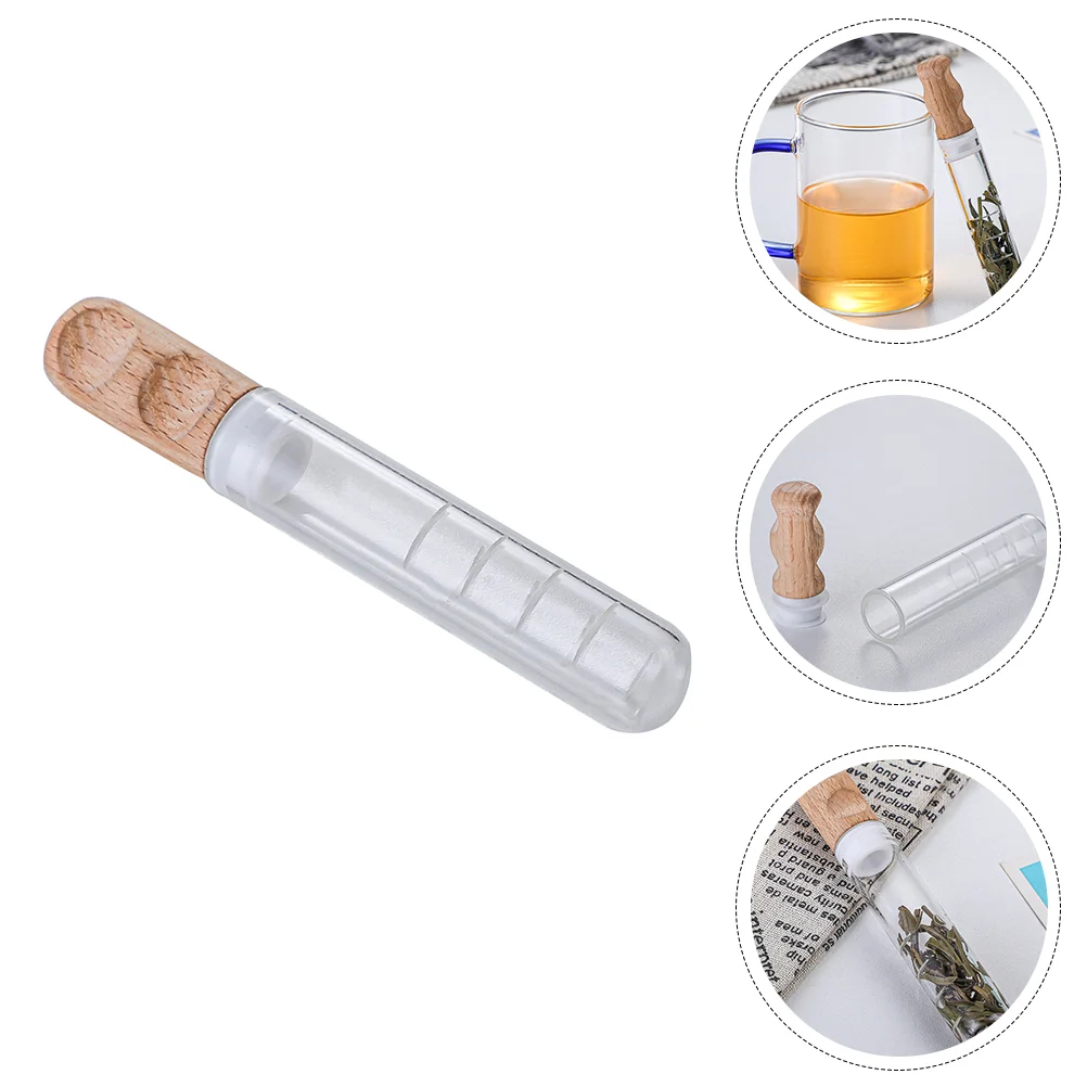 

1pc Transparent Lightweight Durable Practical Delicate Tea Infuser Tube for Tea Hotel Office