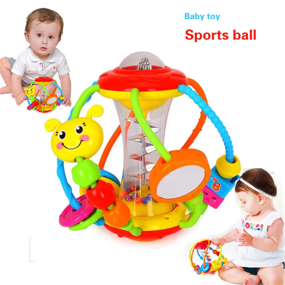 

Baby Toys Activity Ball Baby Toys 0 12 Months Baby Rattle Ball Gnaw Grasp Educational Toys for Baby 0-12 Month Climb Learning