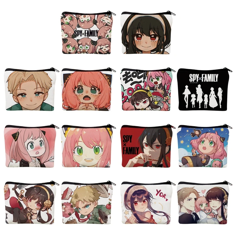 

Anime SPYFAMILY Graphic Coin Purse Harajuku Spy x Family Anya Mini Money Bags Credit ID Card Holder Cute Coin Bag Gift