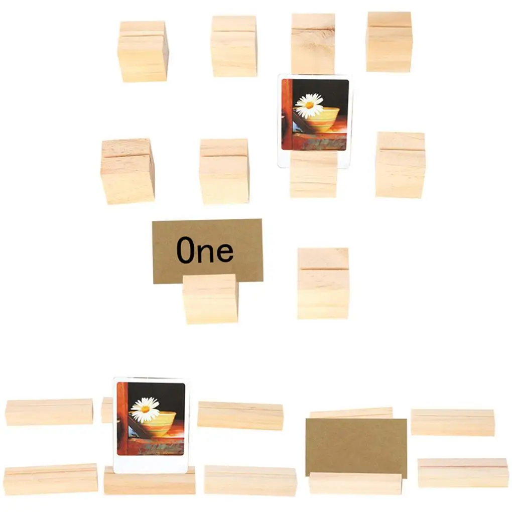 

10 шт., деревянные держатели для кредитных карт