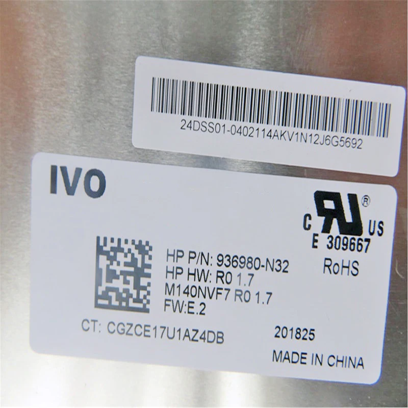 14-дюймовый ЖК-экран для ноутбука M140NVF7 R0 HP EliteBook 840 G5 сменная матричная панель