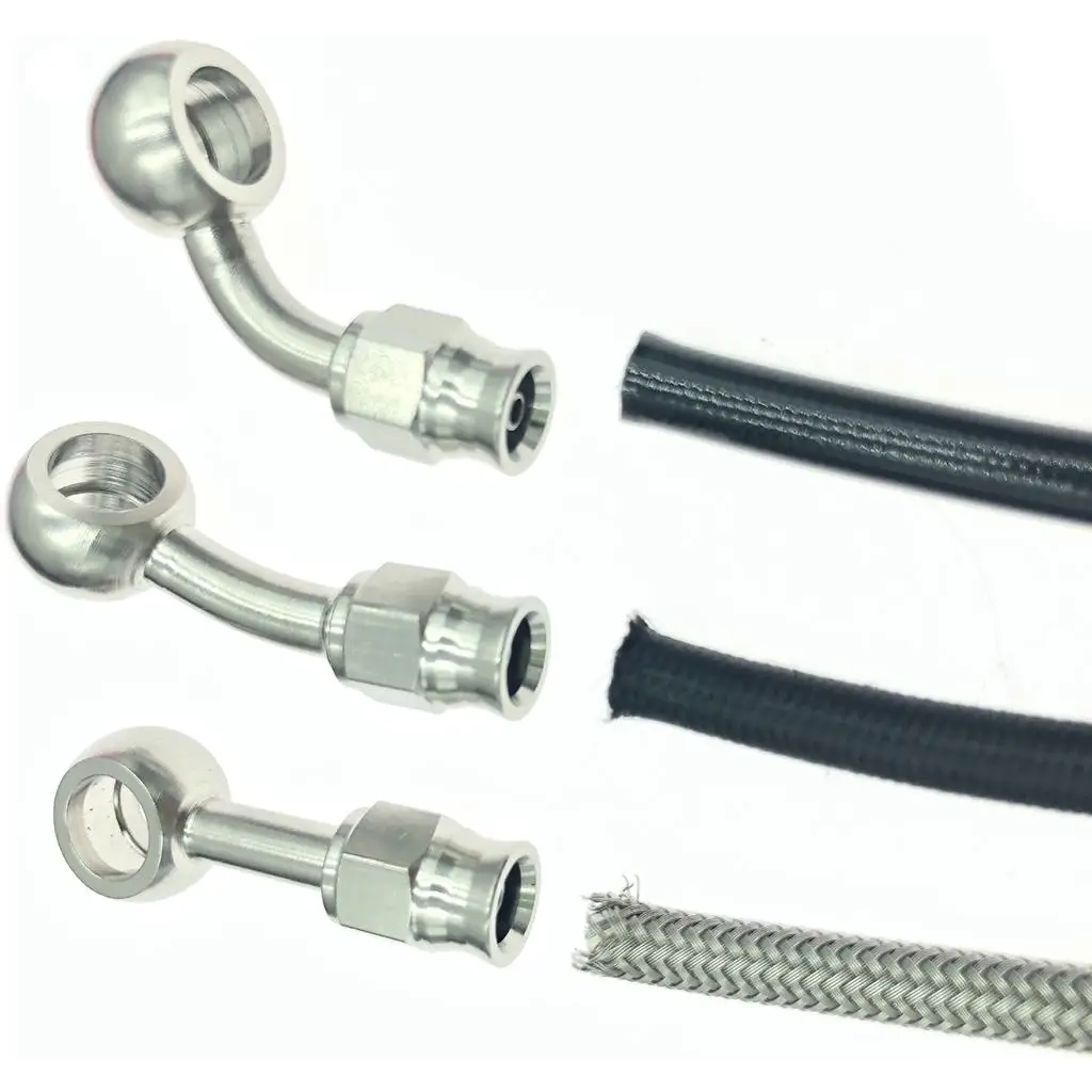 AN3 адаптер конца тормозного шланга 28 90 градусов сменные аксессуары из