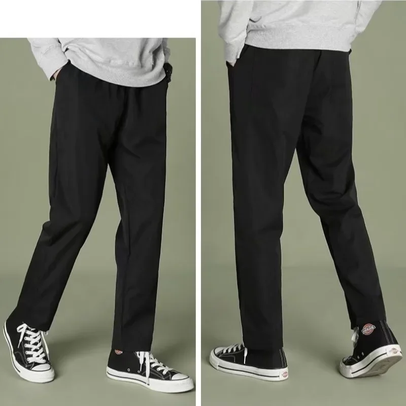 Мужские повседневные брюки весна-лето 2024 свободный тренд все в одном Стрейчевые