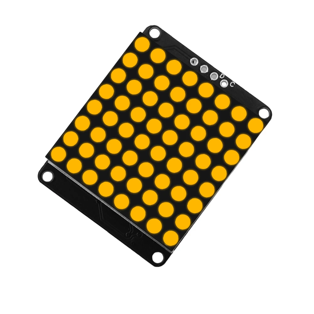 8x8 точечный матричный модуль красный фотоконтроллер дисплея HT16K33 I2C