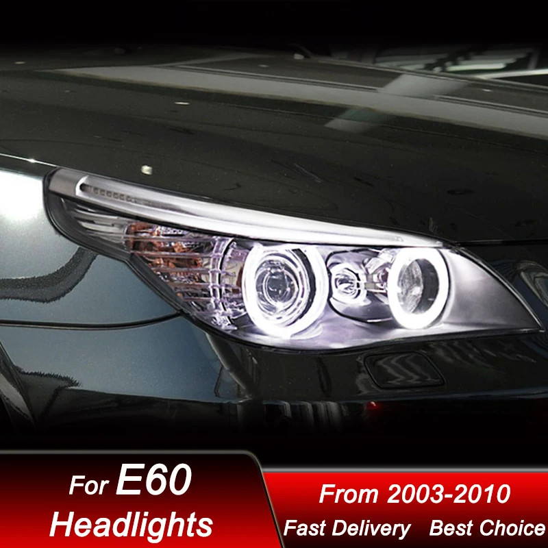 Автомобильные фары для 5 серии E60 03-10 новый стиль полный стандарт в сборе