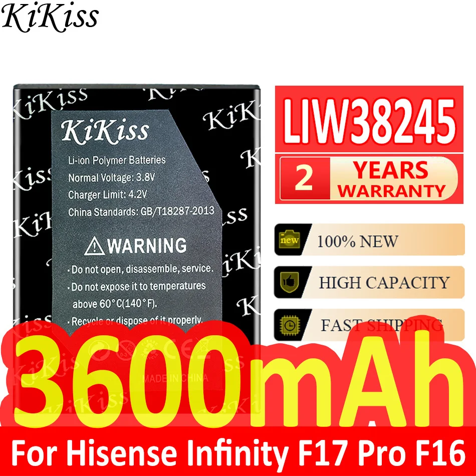 

Мощная батарея 3600 мАч KiKiss LIW38245 для Hisense Infinity F17 Pro F16