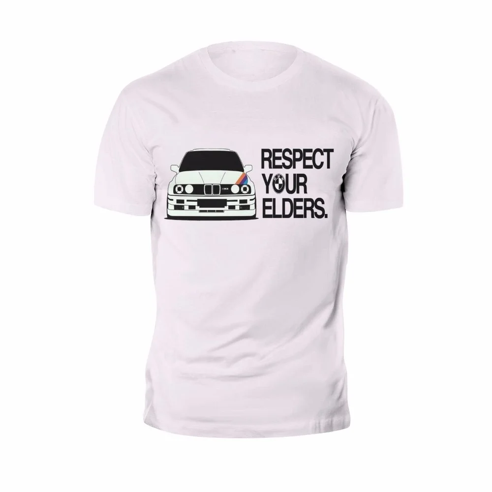 

Brand New T Shirt Man T-Shirt Men Clothing New T-Shirt Retro M3 E30 Respect Your Elders Tee