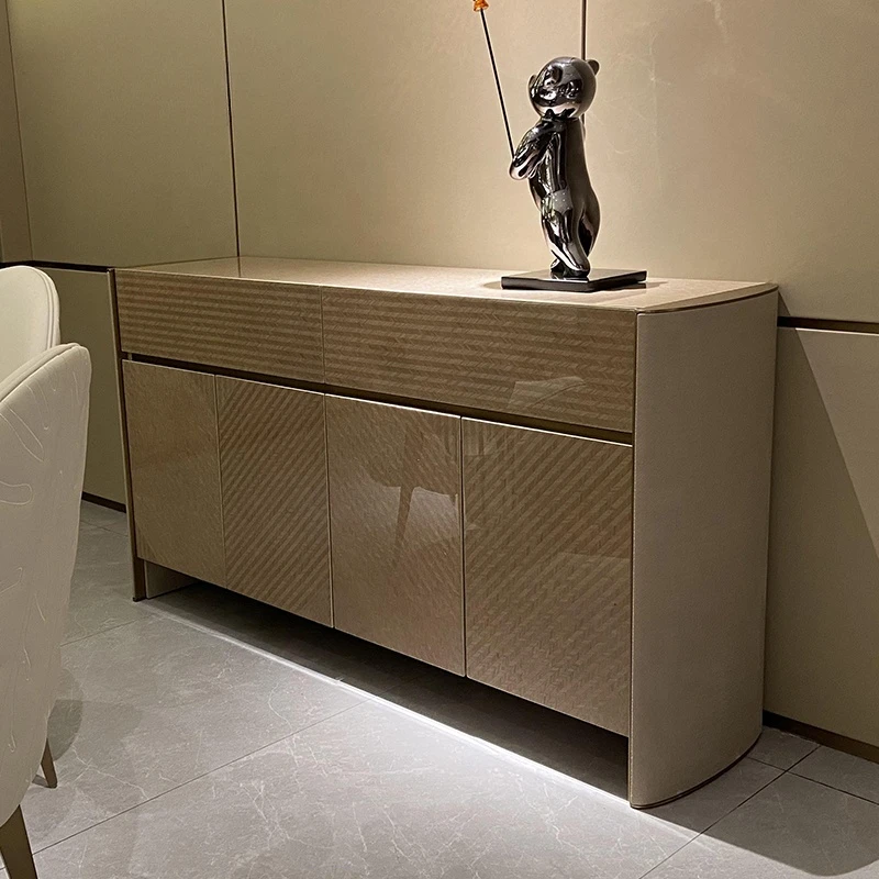 

Dining Room Wood Panel Frame Modern Luxury Sideboards Buffet Cabinets Dining Room Furniture for Restaurant Sideboards