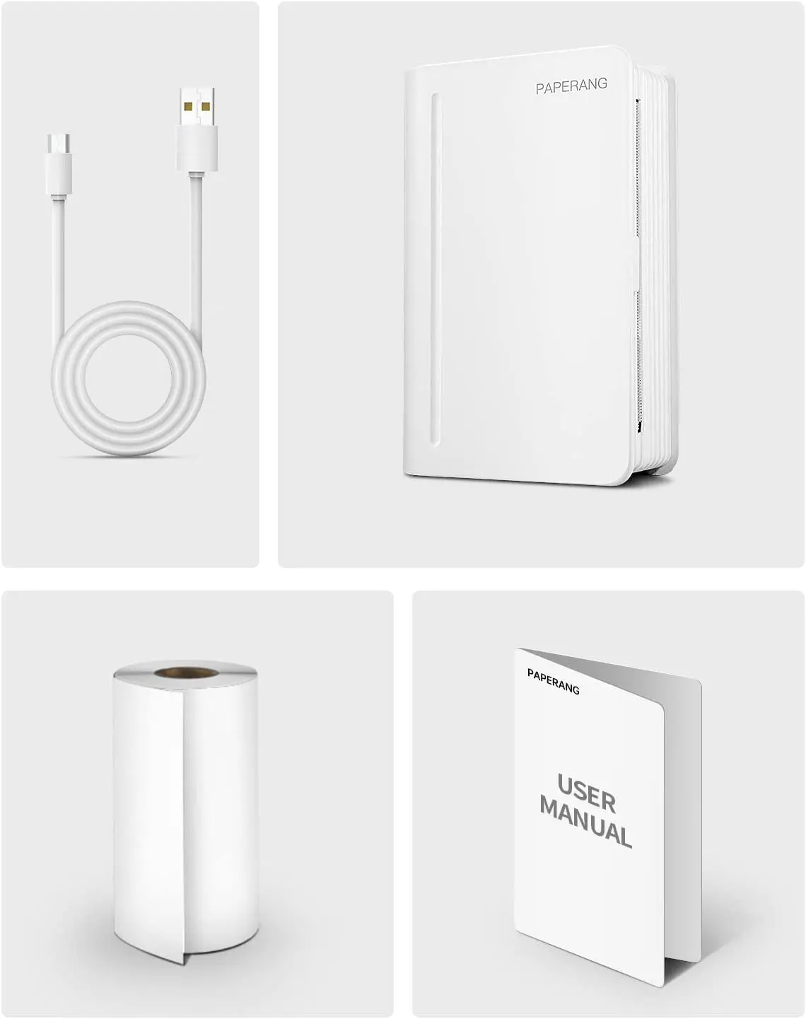 Термопринтер для этикеток Paperang C1S Многофункциональный беспроводной принтер 300 DPI